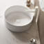 Lavabo de salle de bain en céramique 14 po - blanc, et polyvalent, lavabo blanc, sélection élégante