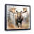 Black Floater Framed