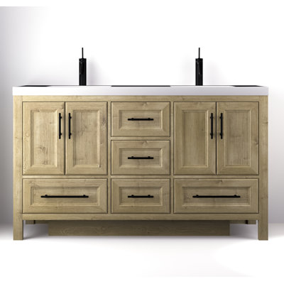 Ensemble de meuble-lavabo sur pied 60 po Vivian