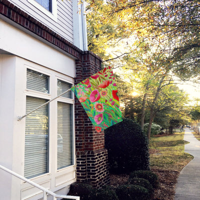 Guerino Double Sided 40 in. H x 28 in. W Polyester House Flag