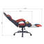 Hashtag Home Ryde Adjustable Reclining Ergonomic Swiveling PC & Racing Game Chair with Footrest-1054564010