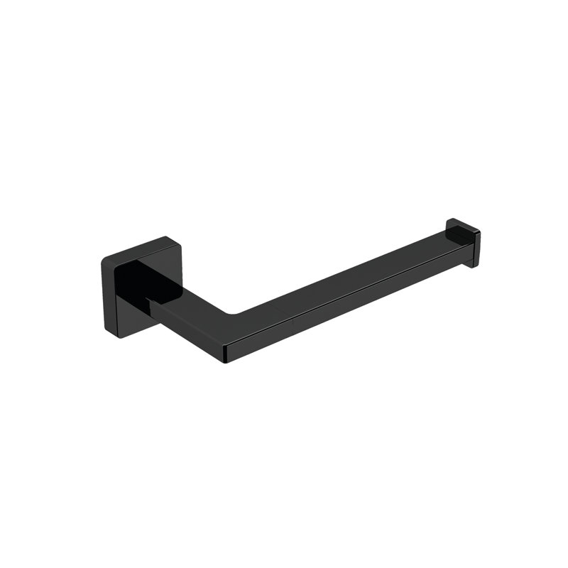 Dado Wall Mount Toilet Paper Holder, Matte Black