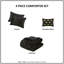 Ensemble d'édredon en peluche imprimé métallique avec coussin décoratif-115139223-115139224