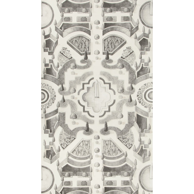 Abstract Wallpaper Roll, Gray