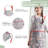 Maison d' Hermine Apron for women with Pocket 100% Cotton 27.50"x31.50" 1 Piece Adjustable Neck Strap & long ties Apron Men, Chef, Wedding, Cooking, Gardening, Server Spring/Summer (Lovely Dogs)