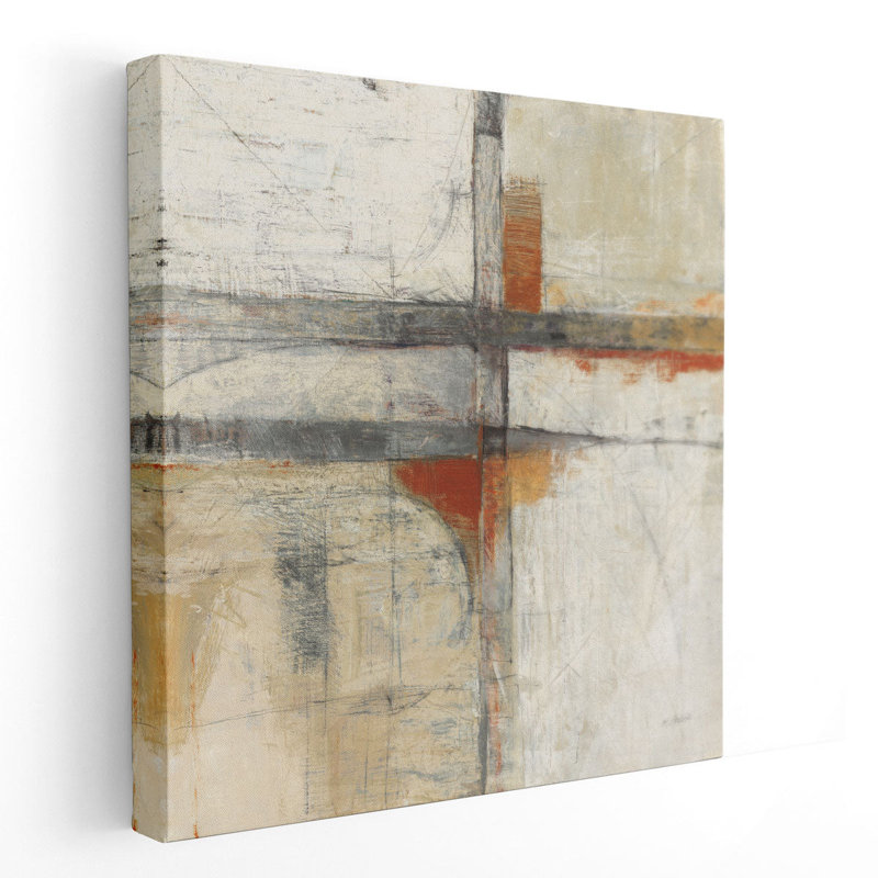 Vue aérienne II - reproduction d'art sur toile, H 30 po x l 30 po