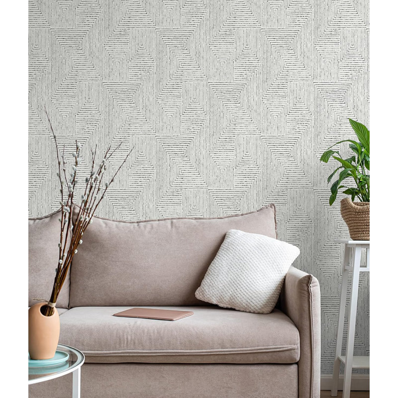 Black Ink Peel & Stick Wallpaper