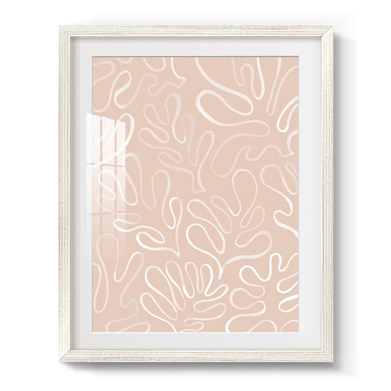 Matisse pièces IV - impression encadrée, H 28,5 po x l 20,5 po, Blanc