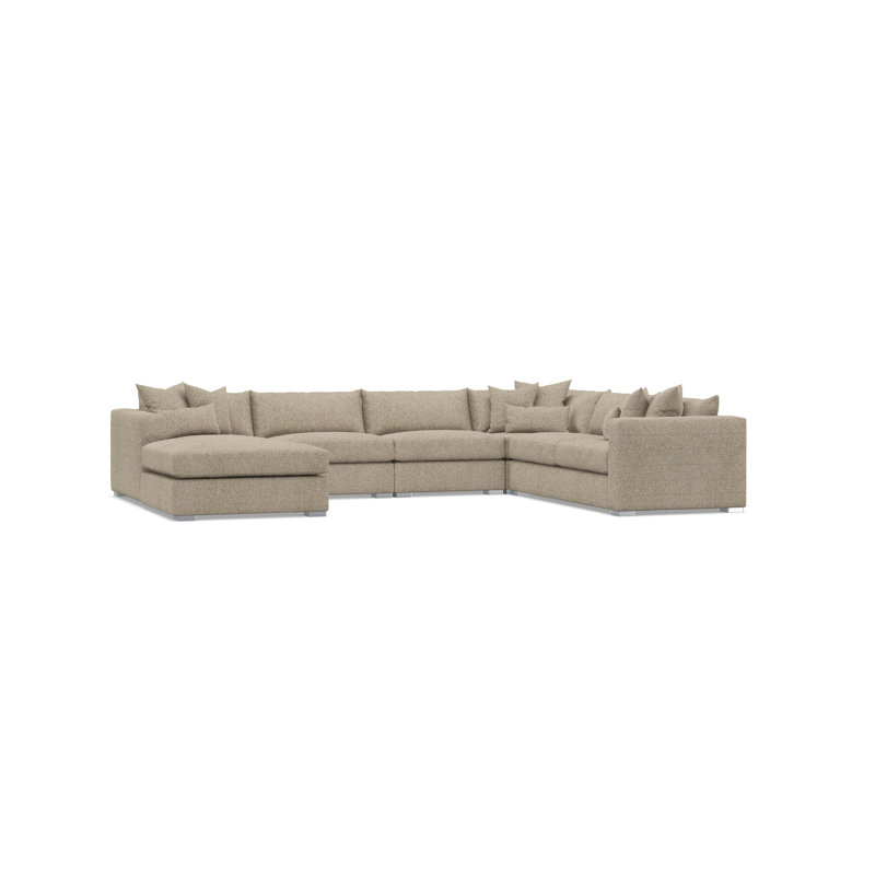 Sectional, Tan Boucle