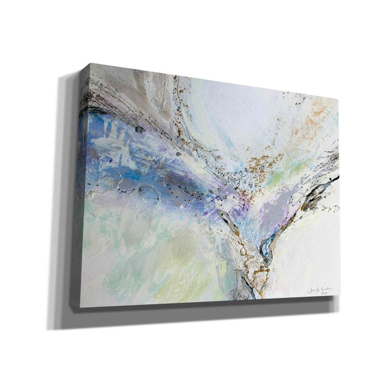 «Seafoam Neutral 4» par Jennifer Gardner, art mural sur toile, H 12 po x l 16 po x P 0,75 po