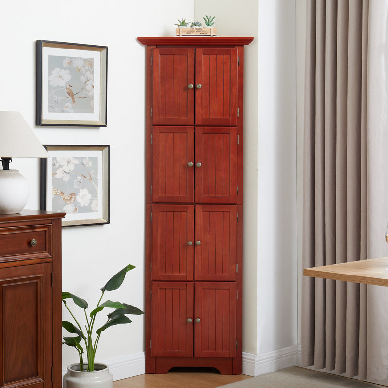 Armoire de 72 po de hauteur avec 8 portes et un espace de rangement spacieux