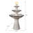 Jambi Hand Crafted Weather Resistant Floor Fountain with Light