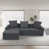 Velours gris antique