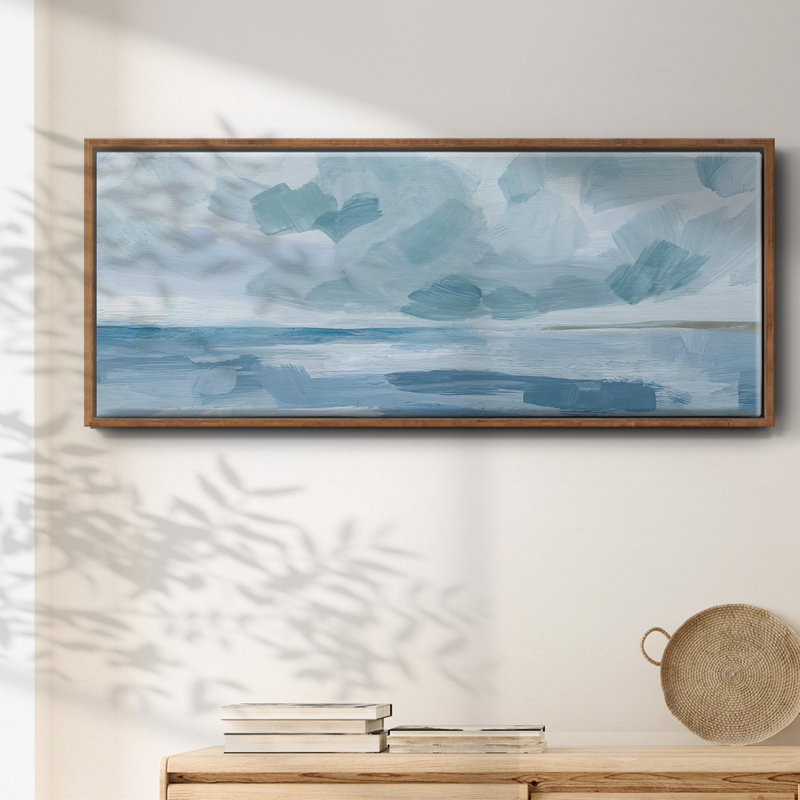 Calm Seascape II- Framed Canvas