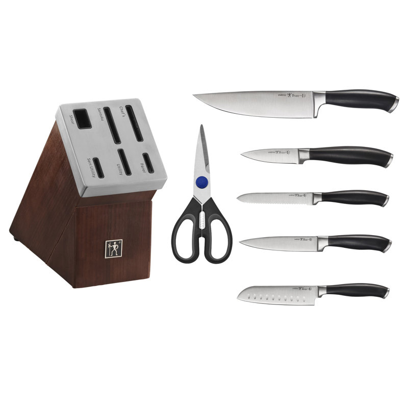 HENCKELS Elan 7-Piece Self-Sharpening Knife Block Set