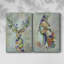 Fantastic Florals Deer, Portrait-Premium Gallery Wrapped Canvas -Ready to Hang-108946347