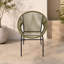 Chaise en osier, ensemble de 2