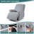 Harriet Recliner Chair Covers 3 Pieces Box Cushion Sofa Slipcovers Stretch Polyester Armchair Couch Cover with Pockets-1936507840