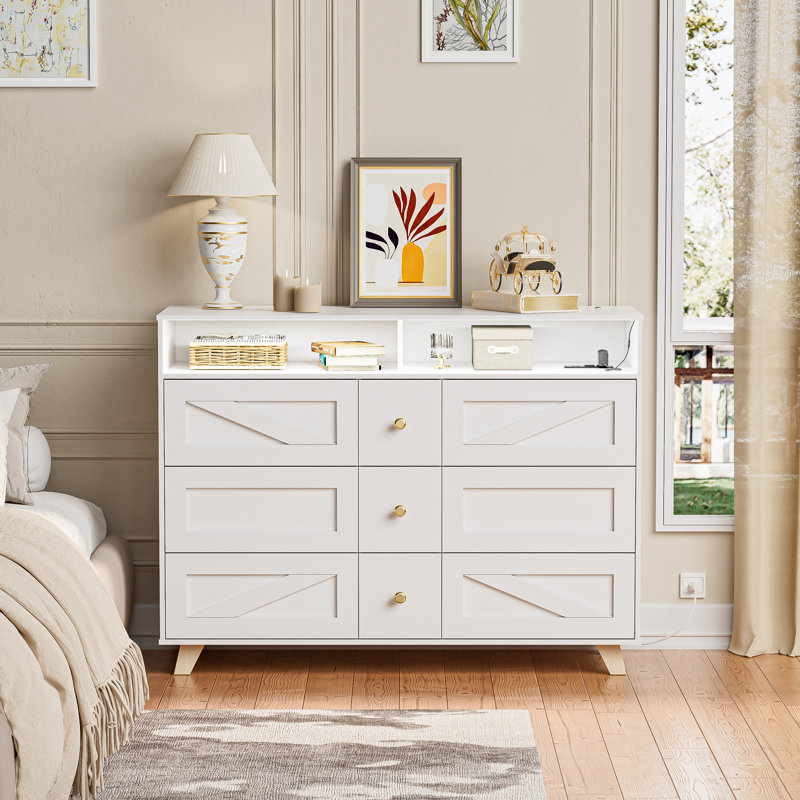 Gracie Oaks Ruthey 9 - Drawer Dresser | Wayfair
