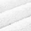 Tapis 100% coton réversible blanc 24 x 60 po 3000 g / m² - épais, doux au toucher, de qualité durable, dense et lavable à la machine, antidérapant recommandé-1163924718
