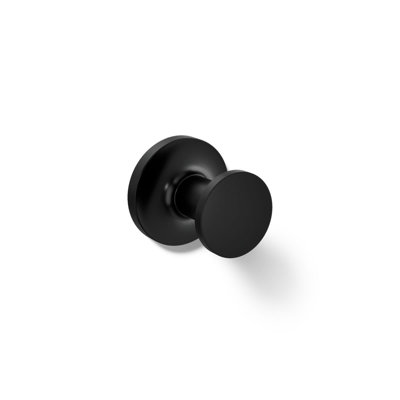 Purist® Wall Mounted Round Bathroom Robe Hook, Towel Hook, Clothing Hook