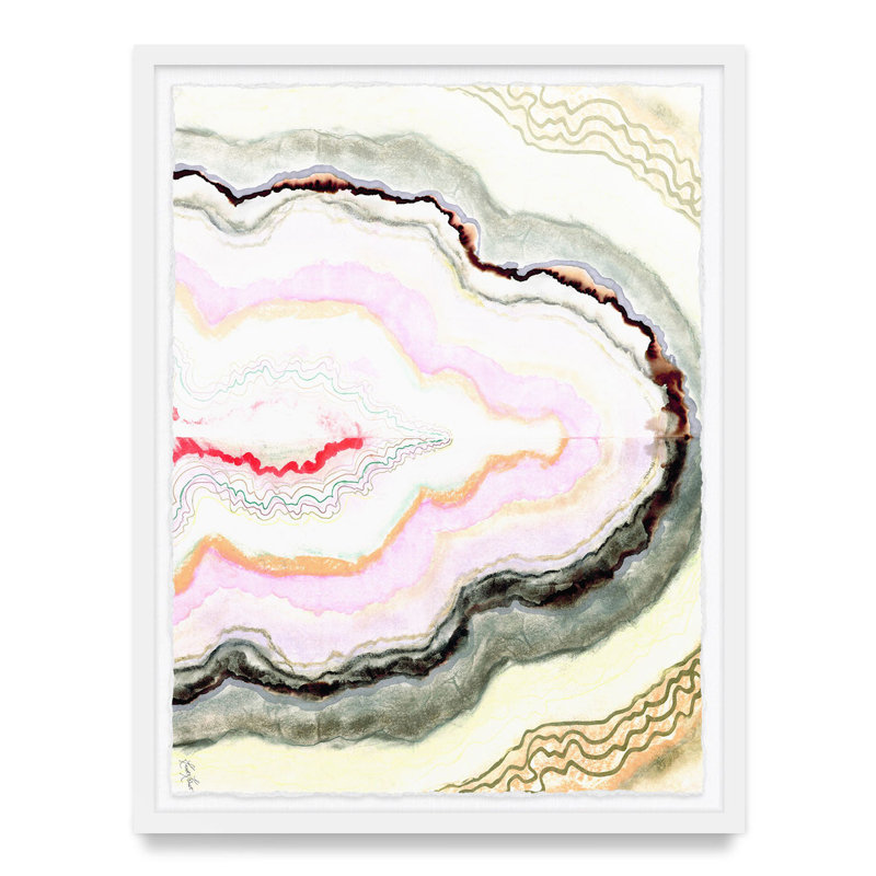 Cotton Candy Agate, White Wood, 60" H x 40" W