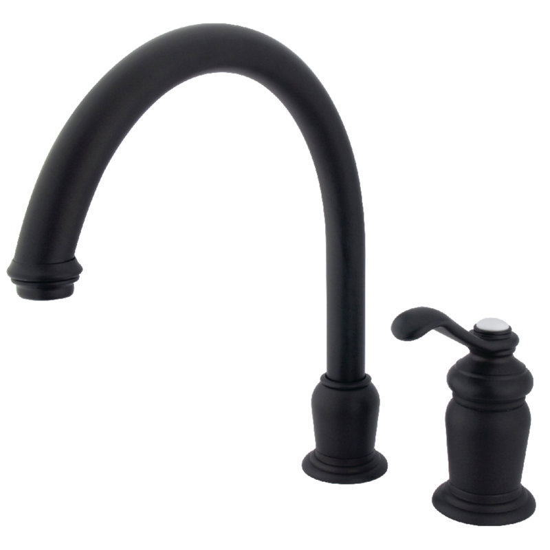 Kingston Brass Templeton Single-Handle Widespread Kitchen Faucet, Without Spray, Oil Rubbed Bronze