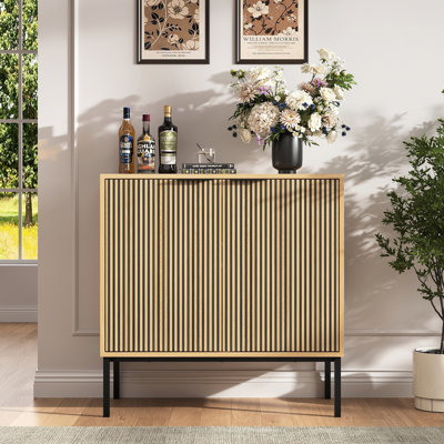 Modern 31.5" Tall 2-Door Wood Accent Cabinet With Adjustable Shelf by Ebern Designs