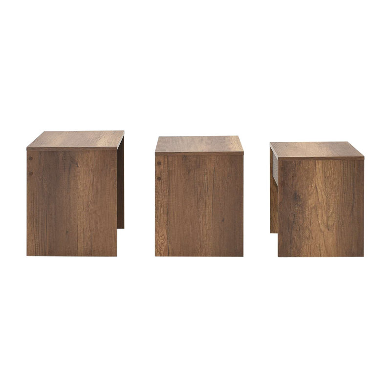 Ensemble de 3 tables gigognes