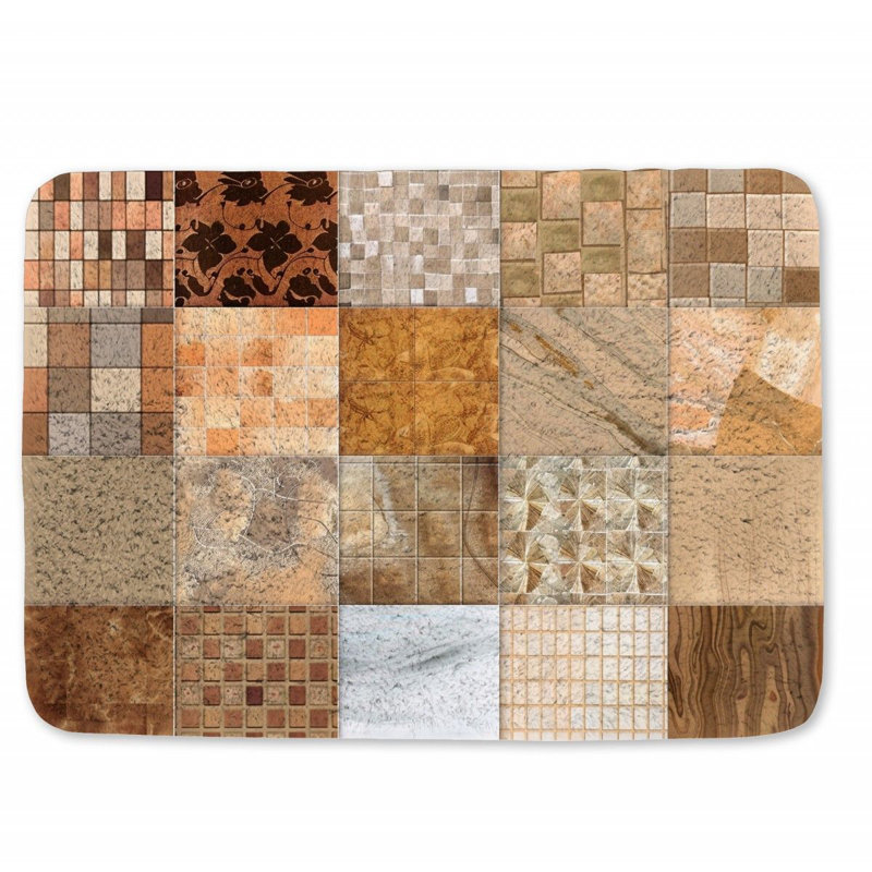 Tapis de bain Chulai, L 17 po x L 24 po