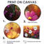 Fleurs vives aux fleurs sauvages, art moderne II - art mural floral-733925489-733925491-733925500