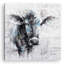 Vache mystérieuse - peinture sur toile tendue-378092744