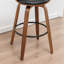 Tabourets pivotants Mid-Century rembourrés en similicuir Devlin-347477720-347477702