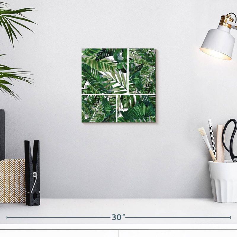 Harnek côtés de feuilles de palmier, H 10 po x l 10 po