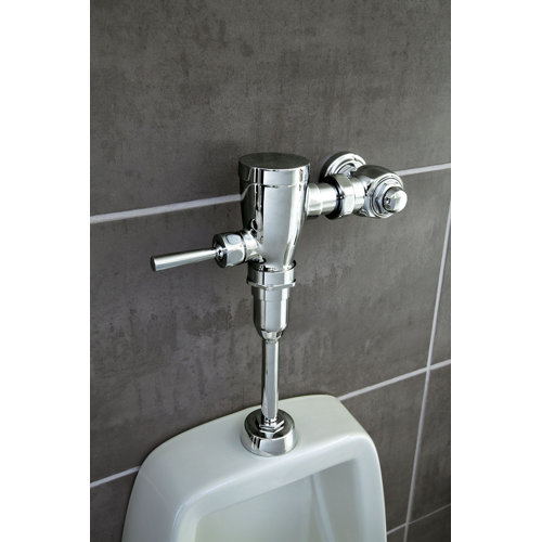 American Standard Exposed Urinal Flush Valve - 3/4" Top Spud, 1.0 GPF, Polished Chrome, Manual