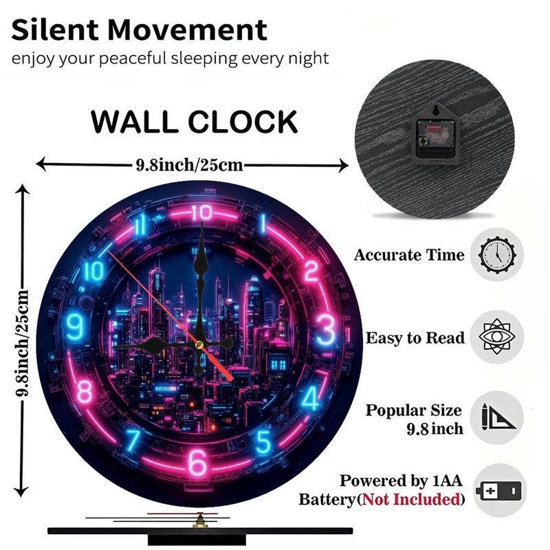 Horloge dauphin coucher de soleil