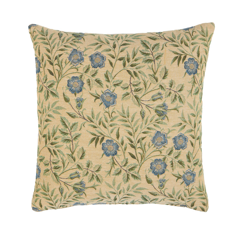 Pimpernel Blue Cushion with Feather Filler 