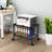 Kynslee 40cm H x 48cm W Utility Cart with Wheels