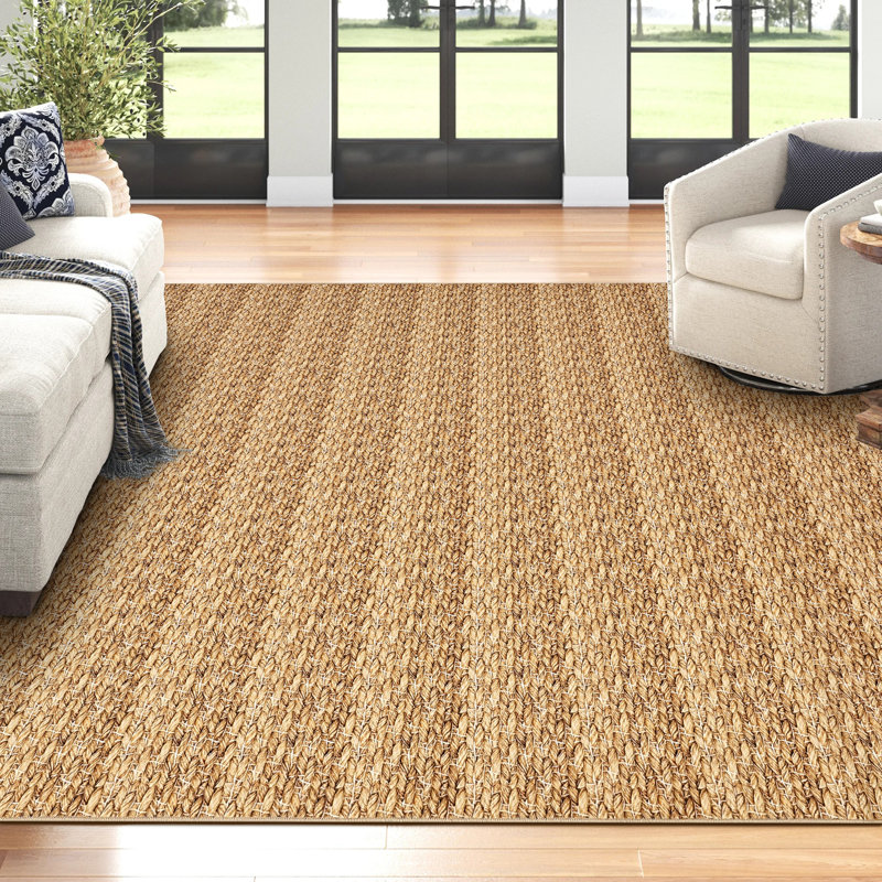 Area Rug 8x10 Washable Rug Indoor Soft Floor Carpet Braided Print Farmhouse Rug Low Pile Vintage Rustic Kitchen Rug Non Slip Non-Shedding Accent Carpet for Bedroom Dining Room Nursery