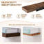 Ensemble de 2 tablettes flottantes en bois massif avec supports muraux invisibles Chalissa-1350360087-1350360086