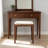 Red Oak Solid Wood Bedroom Vanity Stool-1271851316