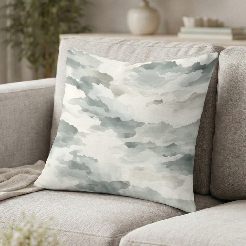 Coussin décoratif abstrait Abstract, H 20 po x l 20 po