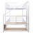 Metal Bunk Bed With Storage Staircase-355404991