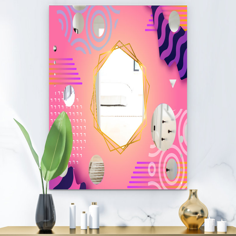 Miroir d'appoint Spacy Mid-Century, H 39,4 po x l 29,5 po