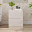 Solid + Manufactured Wood Bedside Table-298971701