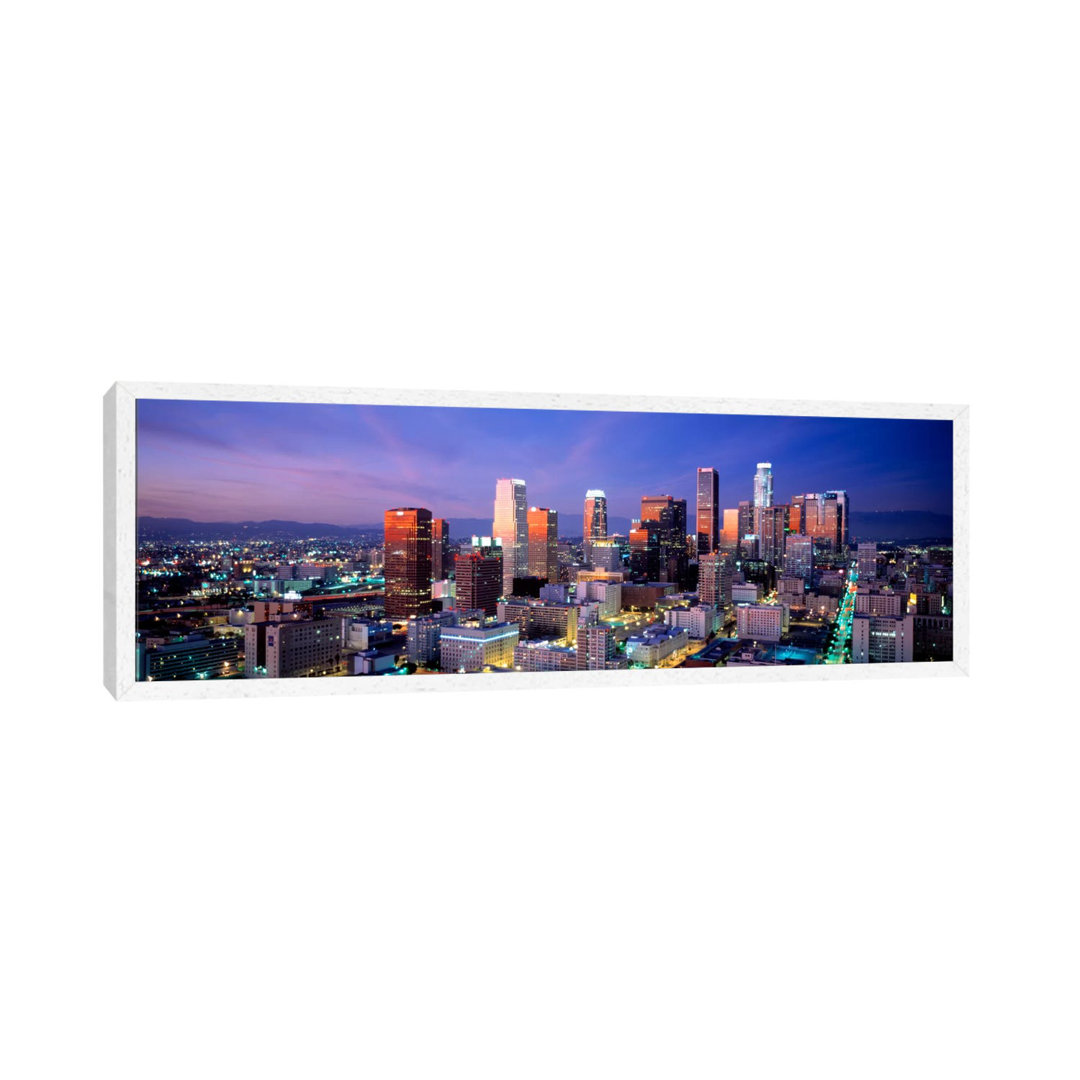 NightSkyline, Cityscape, Los Angeles, California, USA