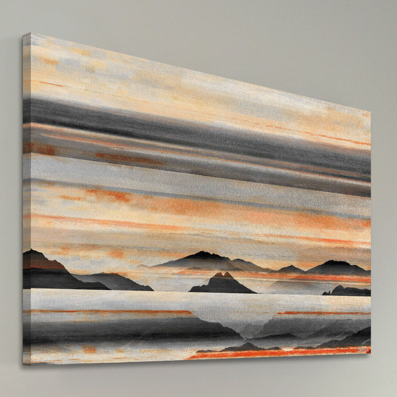 " Hidden Mountains " by Parvez Taj, 24" H x 36" W x 1.5" D
