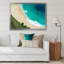 Vue aérienne de la plage tropicale VI - reproduction sur toile-67389848-67389860
