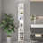 67.51-Inch Slim Tall 2 Doors Bathroom Storage Cabinet With Adjustable Shelves & Open Compartments For Home, Small Spaces, Bathroom, Kitchen, Living Room
