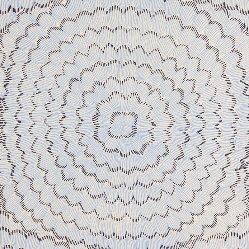 Papier peint Schumacher x Celerie Kemble, Bleu